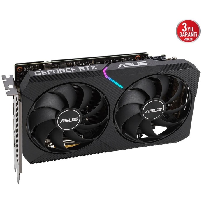 ASUS DUAL-RTX3060-O12G-V2 12GB GDDR6 HDMI DP 192BİT