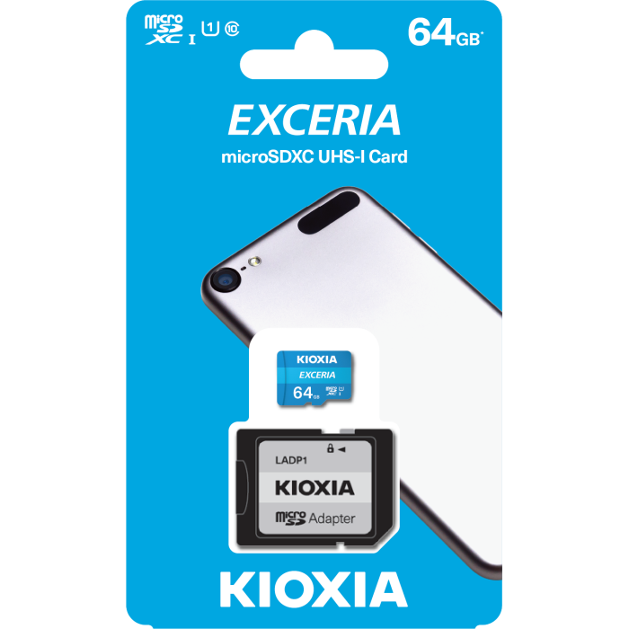 64GB MICRO SDHC C10 100MB/s KIOXIA LMEX1L064GG2