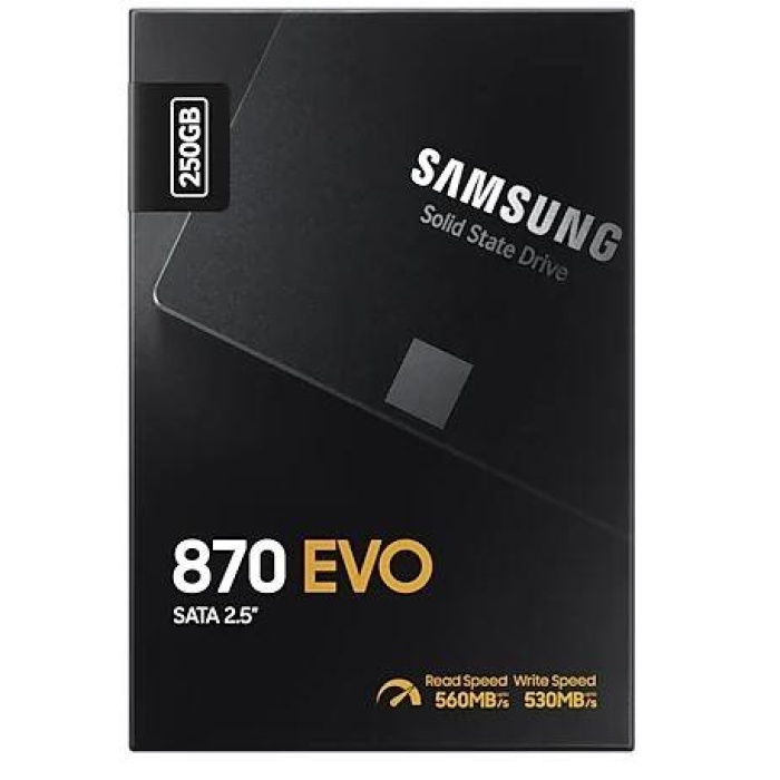 250GB SAMSUNG 870 560/530MB/s EVO MZ-77E250BW SSD