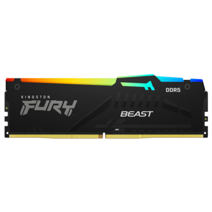 64GB KINGSTON FURY BEAST RGB DDR5 5200MHz CL40 KF552C40BBAK2-64 2x32G