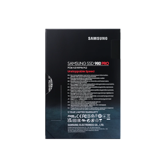 500GB SAMSUNG 980 6900/5.000MB/s PRO M.2 NVMe MZ-V8P500BW