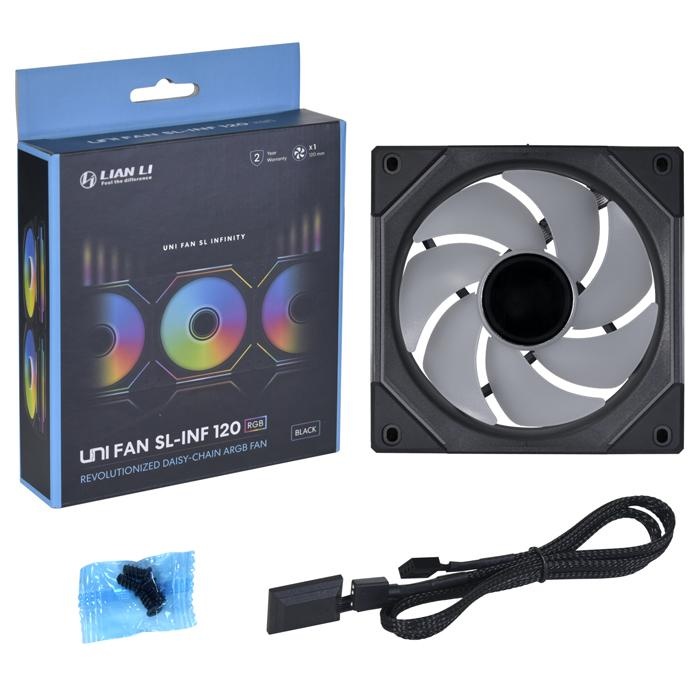 LIAN LI UNI FAN SL INFINITY 120-1 SİYAH KASA FANI (G99.12SLIN1B.00)