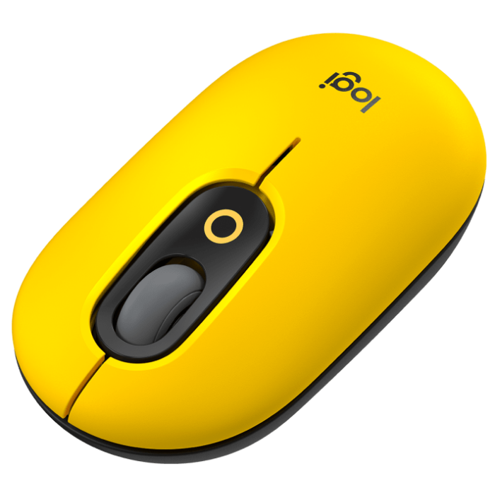 LOGITECH POP MOUSE WİTH EMOJİ BLAST YELLOW 910-006546