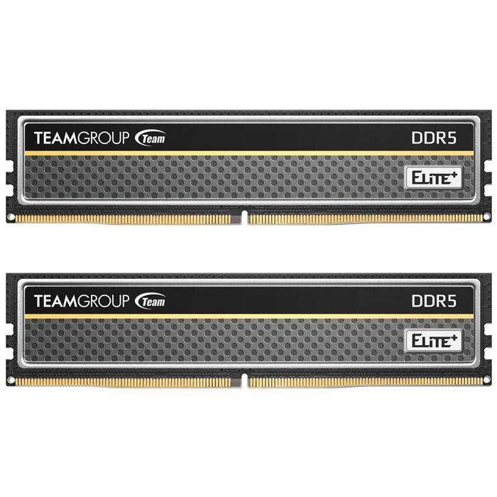 Team Elite Plus Black 16 GB (2x8GB) 5200 Mhz DDR5 CL42 U-DIMM RAM (TPBD516G5200HC42DC016)