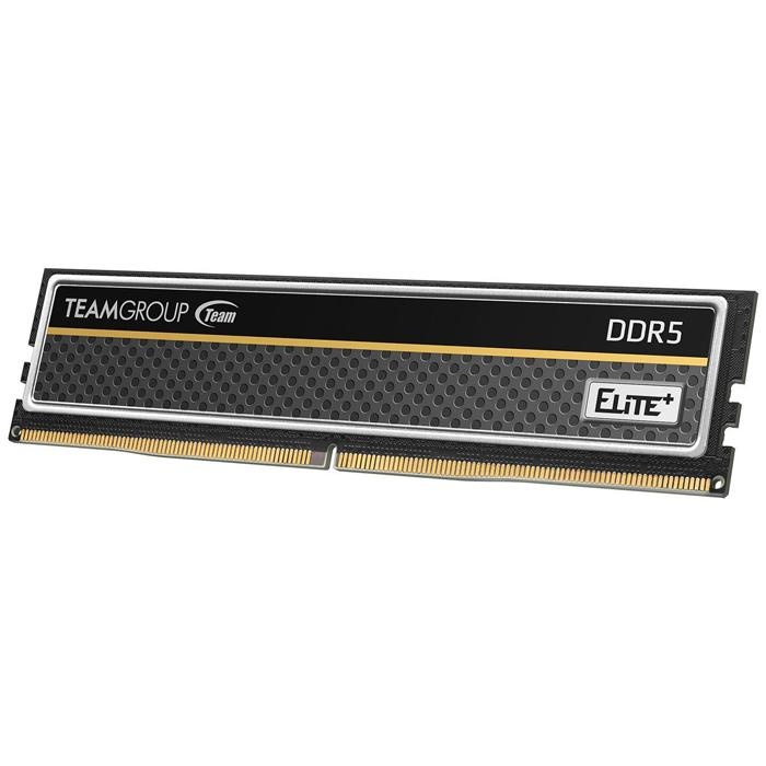 Team Elite Plus Black 16 GB (2x8GB) 4800MHz DDR5 CL40 U-DIMM RAM (TPBD516G4800HC40DC016)