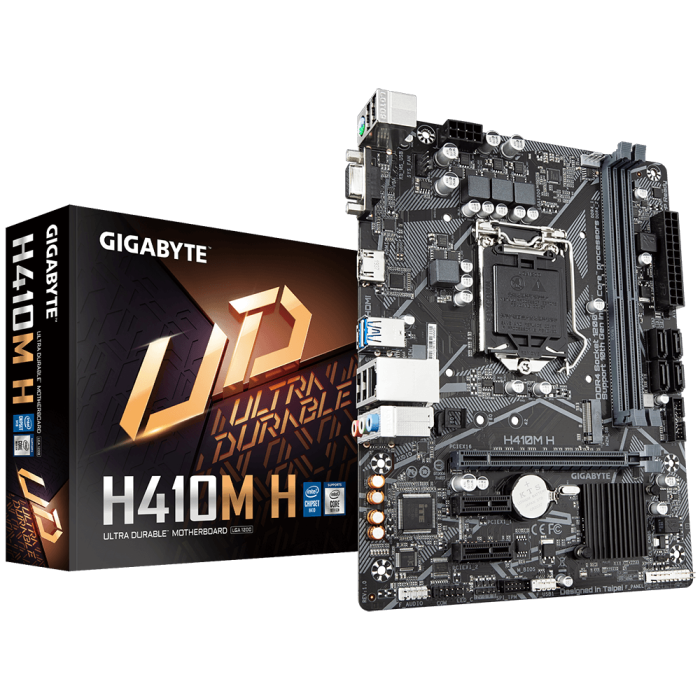 GIGABYTE H410M H V2 DDR4 2933MHz HDMI 1200p