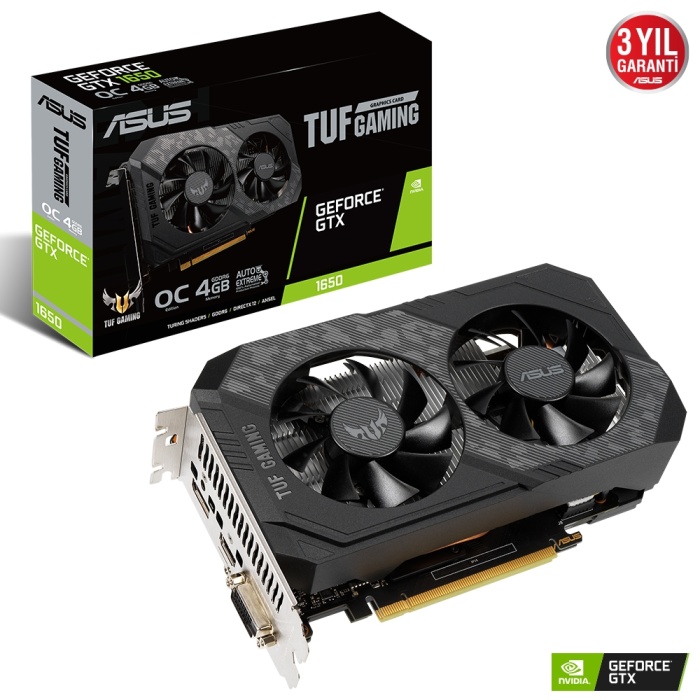 ASUS TUF-GTX1650-O4GD6-GAMING 4GB GDDR6 HDMI 128Bit