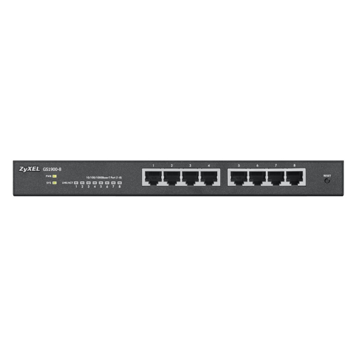 ZYXEL GS1900-8 8PORT 10/100/1000+ WEB YÖNET SWITCH