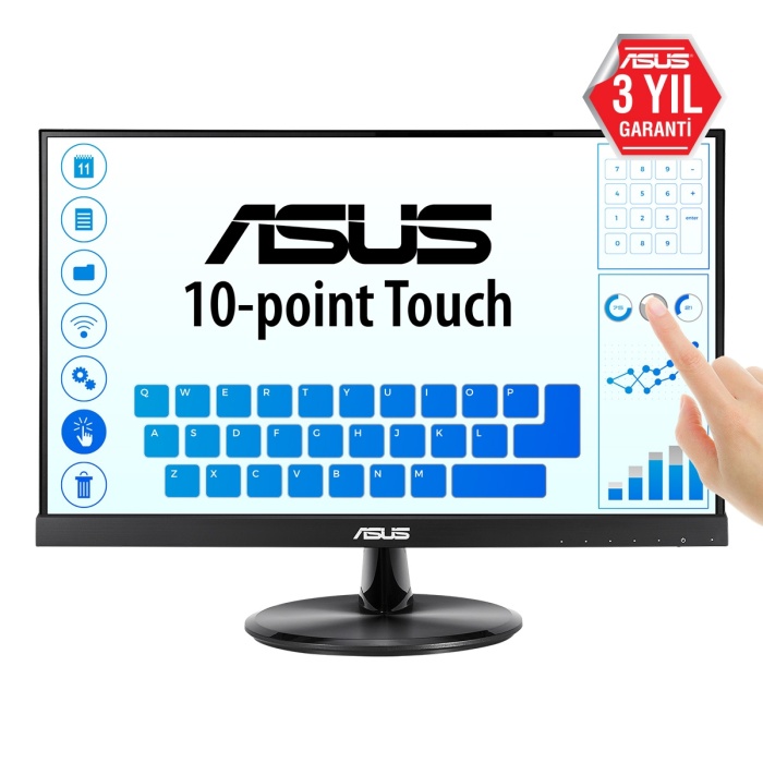 21.5 ASUS VT229H FHD IPS 5MS DOKUNMATİK HDMI VGA