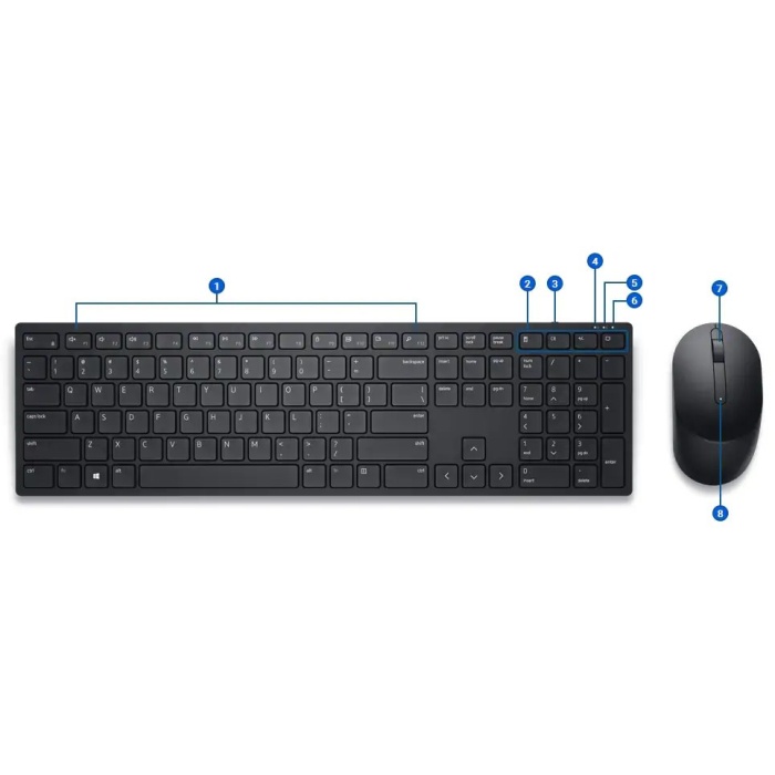 DELL 580-AJRC KABLOSUZ KLAVYE MOUSE SET (İngilizce)