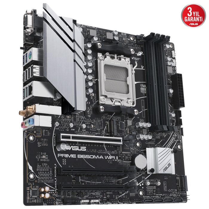 ASUS PRIME B650M-A WIFI II DDR5 6400Mhz(OC) M.2 mATX AM5