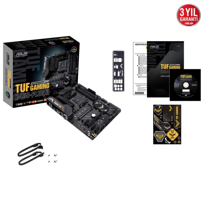 ASUS TUF GAMING B450-PLUS II DDR4 4400MHz(O.C.)2133MHz ATX AM4