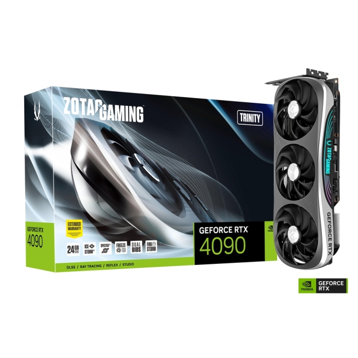 ZOTAC RTX4090 Trinity ZT-D40900D-10P 24GB GDDR6X HDMI DP 384Bit