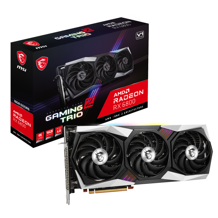 MSI RADEON RX 6800 GAMING Z TRIO 16GB V1 GDDR6 HDMI DP 256BIT