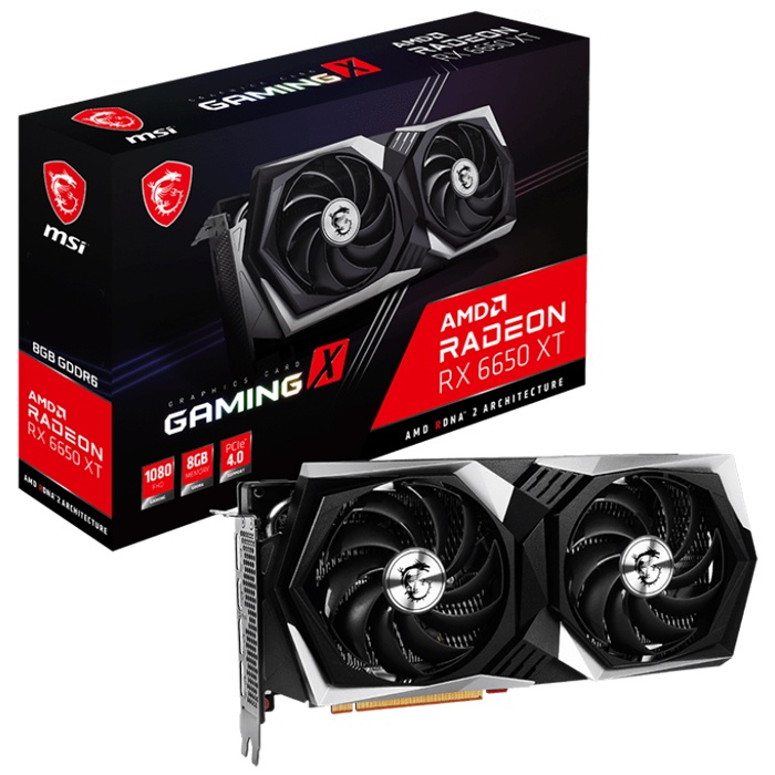 MSI RX 6650 XT GAMING X 8G GDDR6 8GB HDMI DP 128BIT