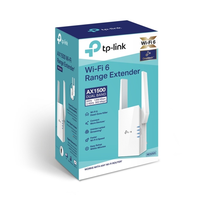 TP-LINK RE505X AC1200 1200Mbps PRİZ TİPİ MENZİL GENİŞLETİCİ