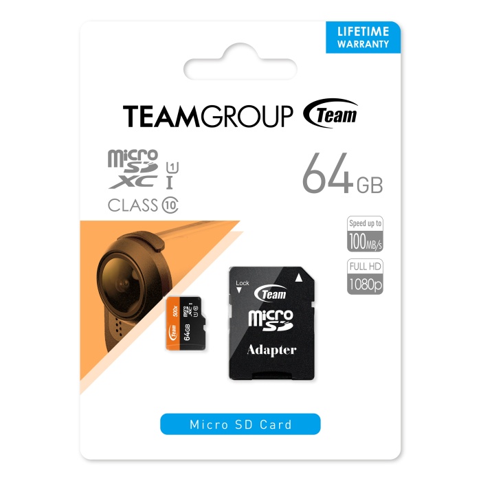 Team MICRO SDHC 64GB UHS-I SD Kart (TUSDX64GUHS03)