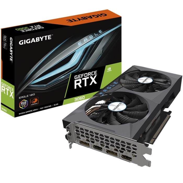 Gigabyte GV-N3060EAGLE-12GD  RTX3060 EAGLE HDMI DP 128BIT