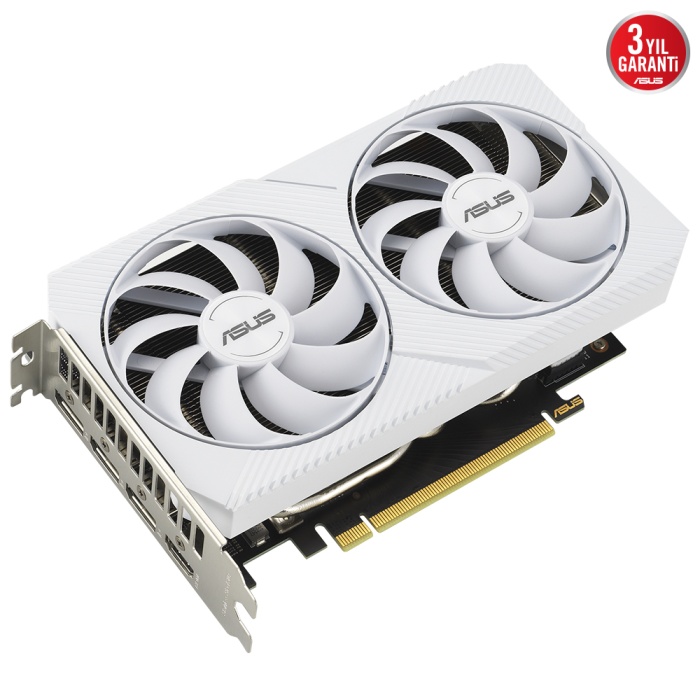 ASUS DUAL-RTX3060-O8G-WHITE 8GB GDDR6 HDMI DP 128BIT