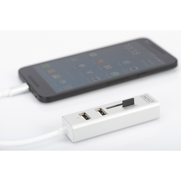 DIGITUS DA-70243 USB TYPE-C / USB 2.0 /  ÇOKLAYICI