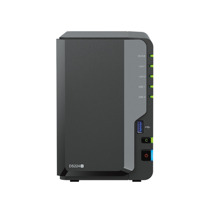 SYNOLOGY DS224PLUS NAS 2 YUVALI 2GB DEPOLAMA ÜNİTESi