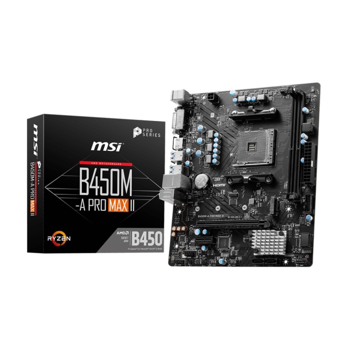 MSI B450M-A PRO MAX II AMD DDR4 4133Mhz(OC) MATX AM4