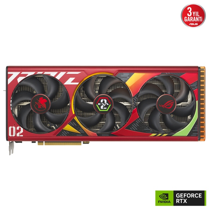 ASUS ROG-STRIX-RTX4090-O24G-EVA-02-EDITION 24GB GDDR6X HDMI DP 384BİT