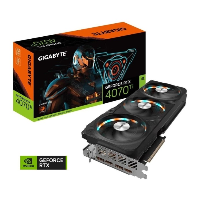 GIGABYTE GV-N407TGAM-12GD RTX4070 Tİ GDDR6X 12GB HDMI DP 192BİT