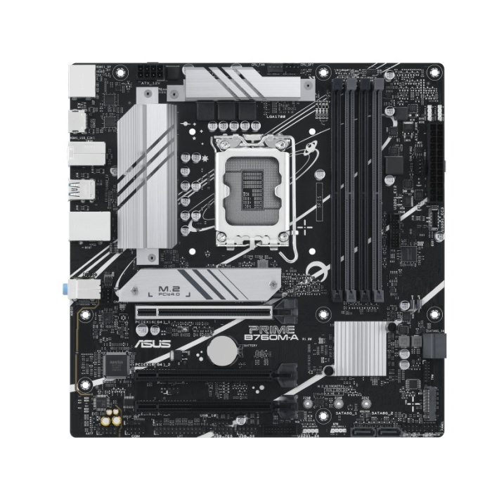 ASUS PRIME B760M-A-CSM DDR5 7200(OC)MHz M.2 HDMI mATX 1700p