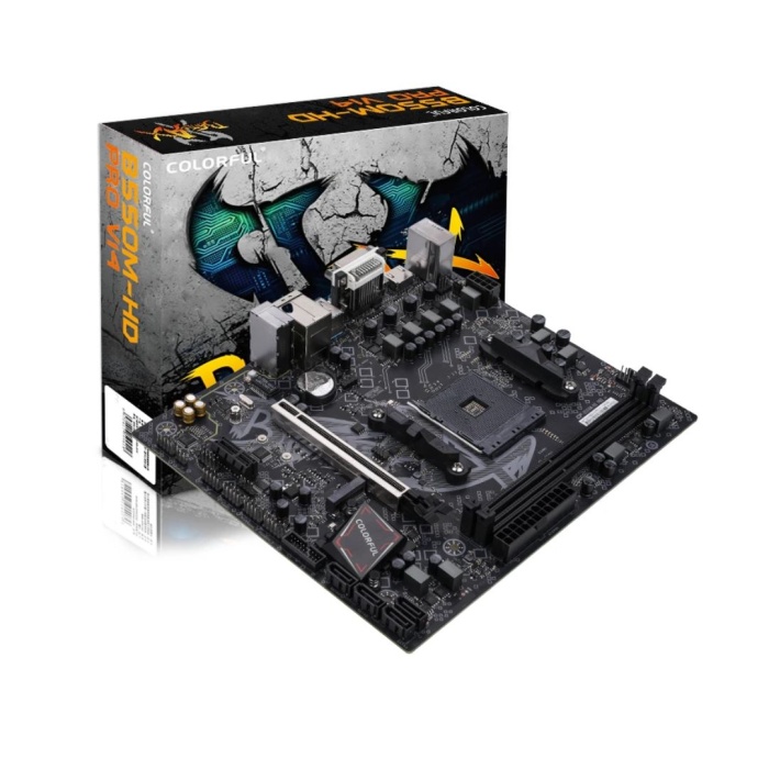 COLORFUL BATTLE-AX B550M-HD PRO V14 DDR4 3200Mhz HDMI mATX AMD AM4