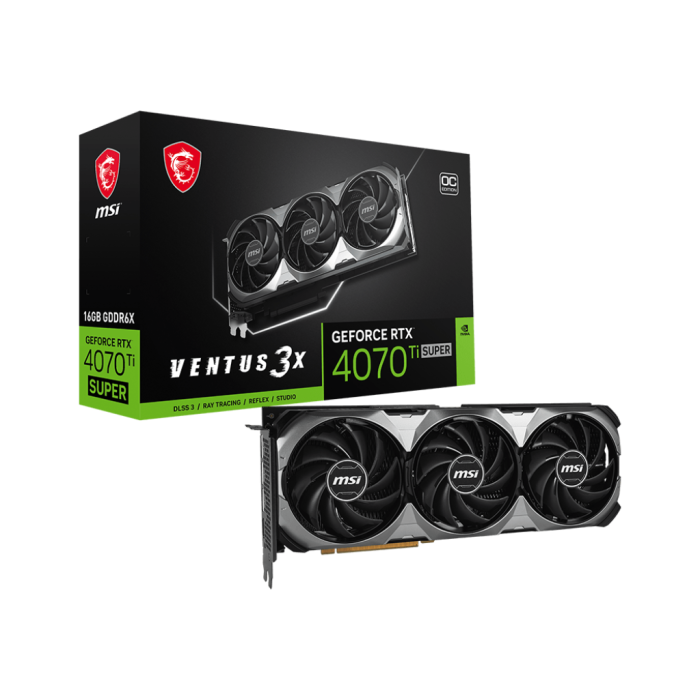 MSI GEFORCE RTX 4070 TI SUPER 16G VENTUS 3X OC