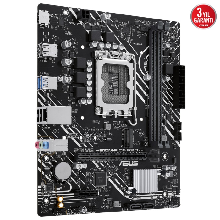 ASUS PRIME H610M-F D4 R2.0-CSM DDR4 3200MHZ MATX