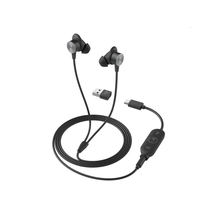 LOGITECH ZONE WIRED EARBUDS 981-001009