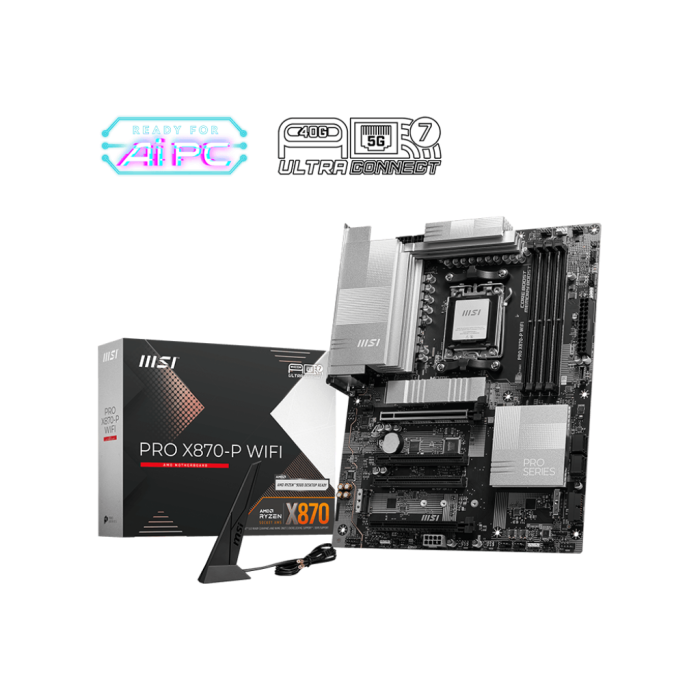 MSI PRO X870-P WIFI AMD X870 SOKET AM5 DDR5 8200