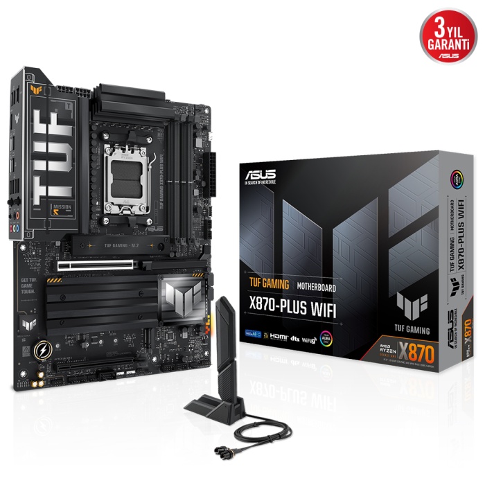 ASUS TUF GAMING X870-PLUS WIFI AMD AM5 DDR5 ATX