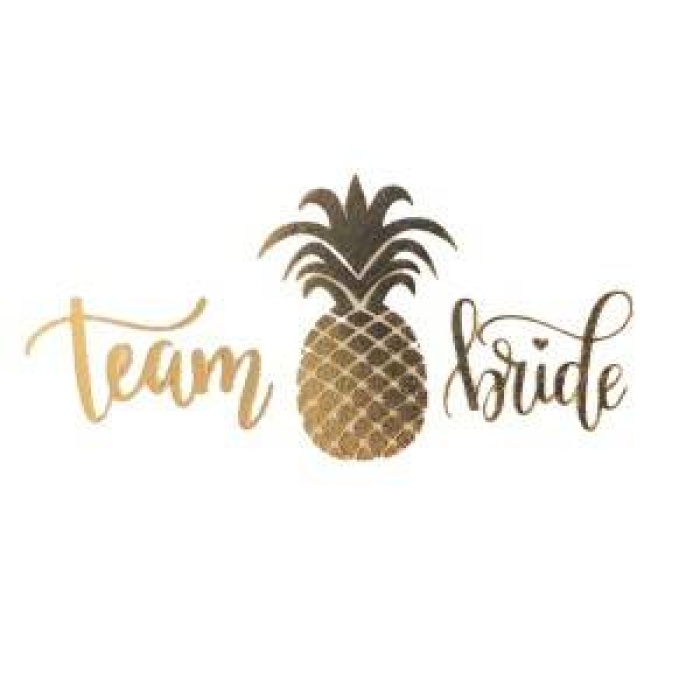  Ananaslı Team Bride Gecici Dövme 10 Adet