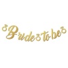 Gold Bride To Be Kaligrafi Banner