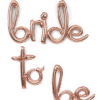 Rose Gold İmza Bride To Be Set Balon