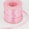 Pembe Saten Kurdele 6 mm - 70 mt