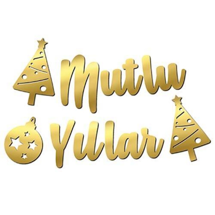 Mutlu Yıllar Kaligrafi Banner