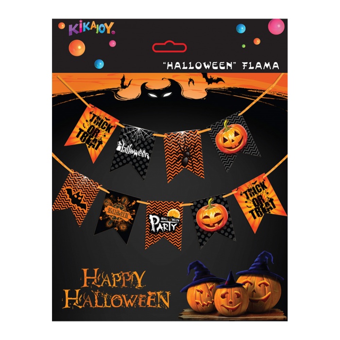 Halloween Temalı Bayrak Set