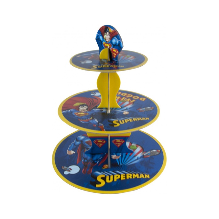 Superman Lisanslı Cupcake Standı