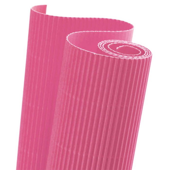 Pembe Oluklu Karton 50x70 180gsm