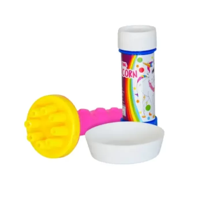 Rainbow Unicorn Double Bubble Borazanlı Köpük Balon