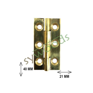 Pirinç eko menteşe 4 cm sarı