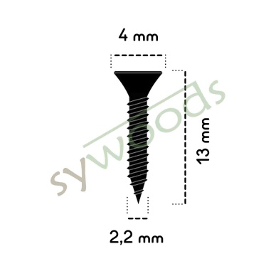 Mini vida 2,2x13 mm 100 adet nikel