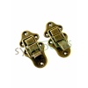 Sandık kilit klips büyük 72x40 mm antik
