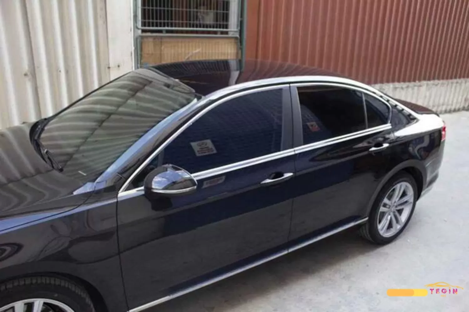 Volkswagen Passat B8 SD 2015 Sonrası Premium Cam Çerçevesi 8 Parça Paslanmaz Çelik