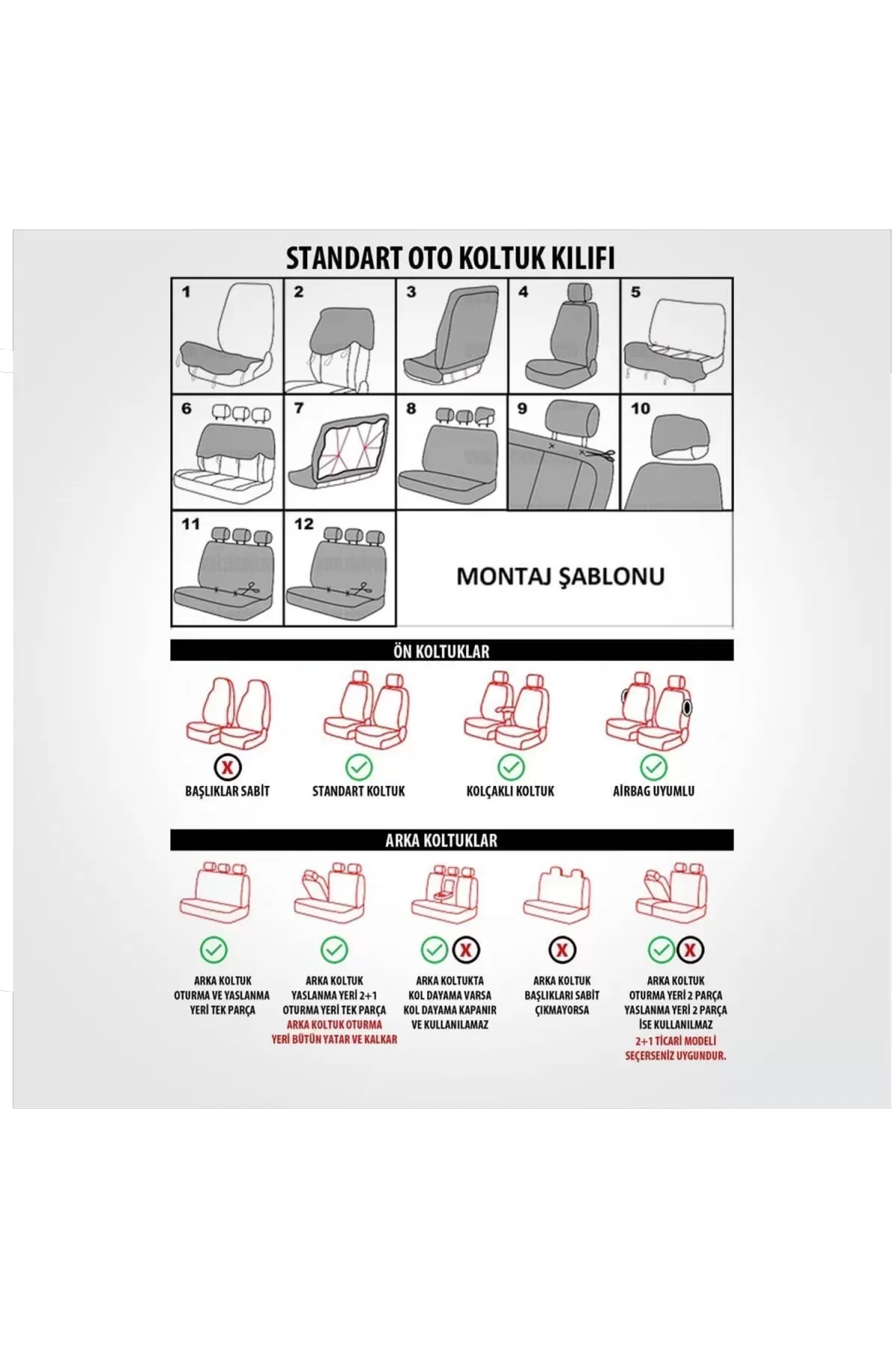 Sport Soyfa Serisi Jakar Lakos Koltuk Kılıfı Siyah