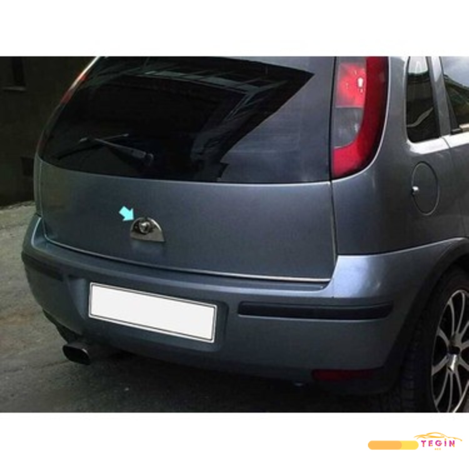 Corsa C HB 5D 2000-2006 Bagaj Açma Paslanmaz Çelik